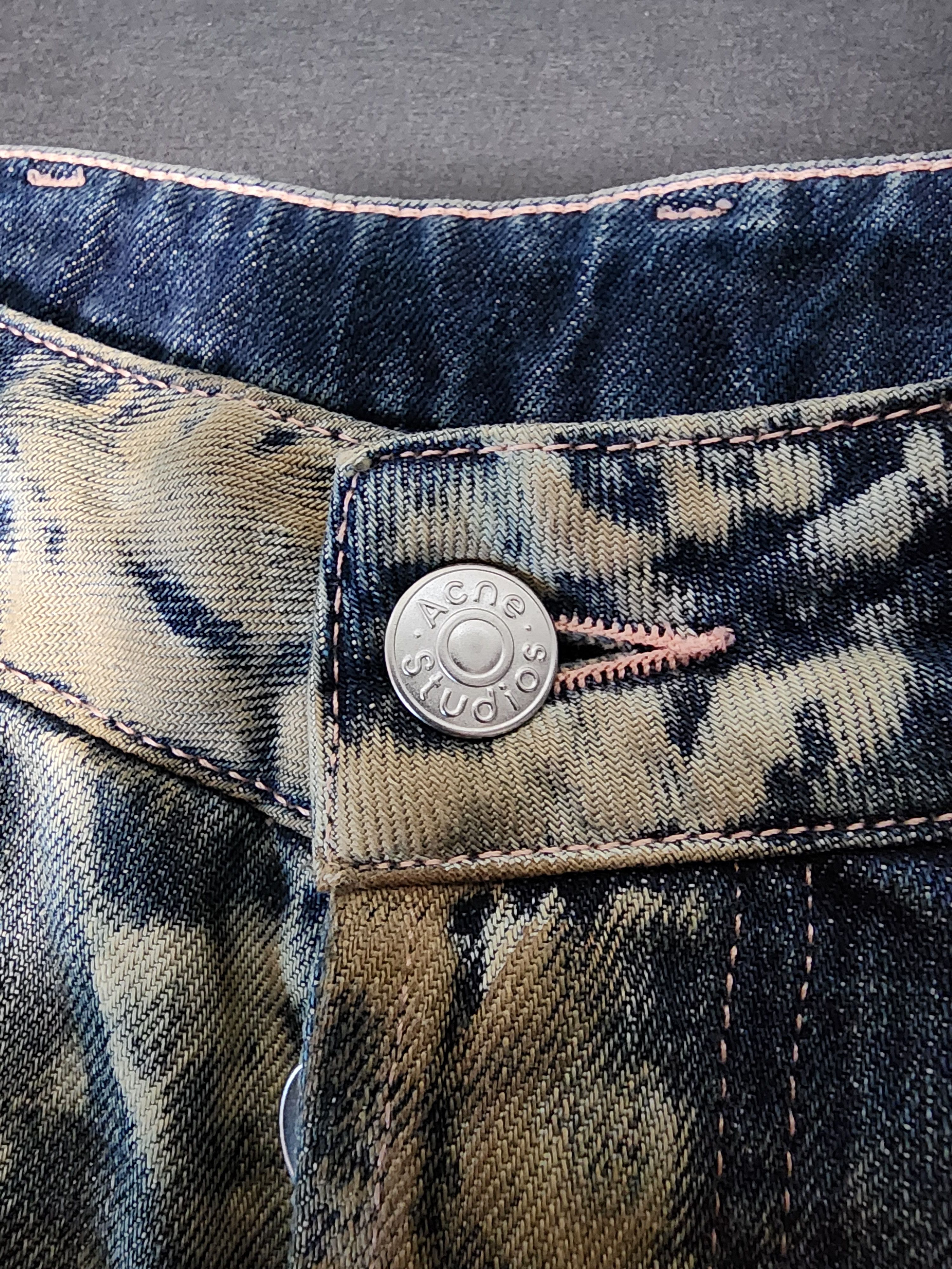 Acne Studios FW24 denim with pink embroidered Size US 34 / EU 50 - 5 Thumbnail