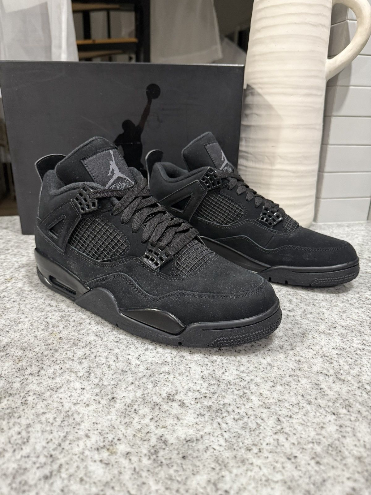 Jordan Brand Air Jordan 4 Retro Black Cat Size US 11 / EU 44 - 1 Thumbnail