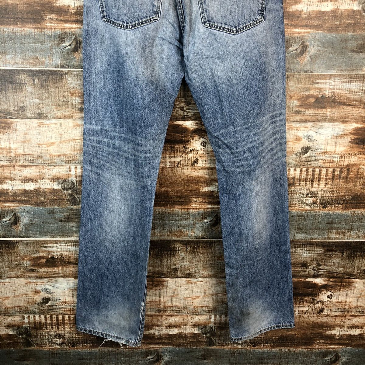Uniqlo DL Uniqlo Jeans Blue Distressed Denim Pants #C154 Size US 31 - 14 Thumbnail