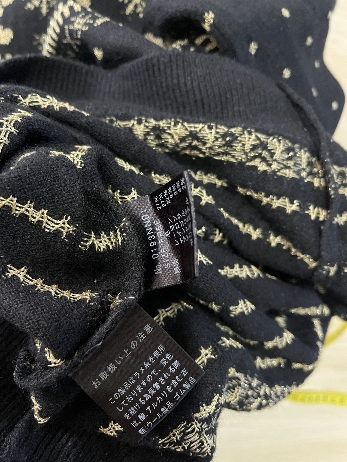 Hysteric Glamour 90s Hysteric Glamour Knit Turtleneck Bear Sweater Size ONE SIZE - 14 Thumbnail