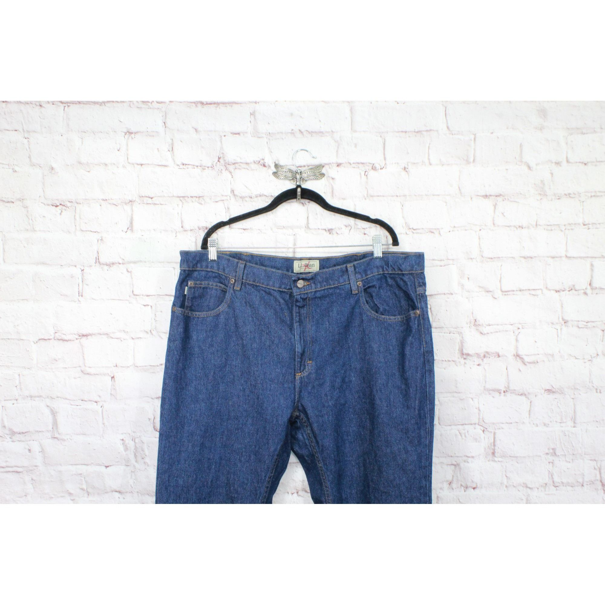 L.L. Bean LL Bean Double L Jeans Standard Fit Straight Leg Size US 40 / EU 56 - 2 Thumbnail