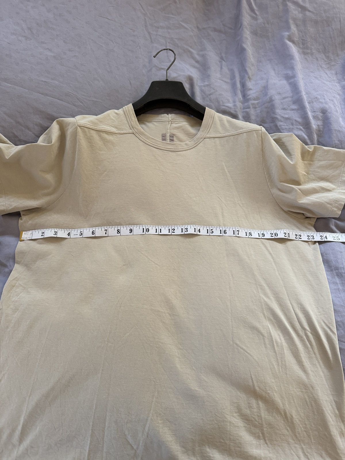 Rick Owens Level Tee - DUST Size US XXL / EU 58 / 5 - 6 Thumbnail