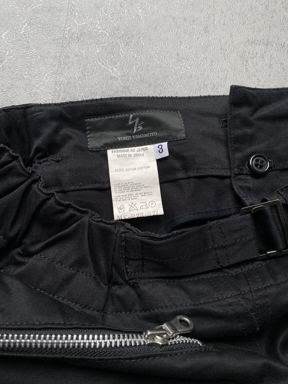 Yohji Yamamoto SS05 YOHJI YAMAMOTO Y’s MULTI ZIPPER BAGGY PANTS Size US 32 / EU 48 - 5 Thumbnail