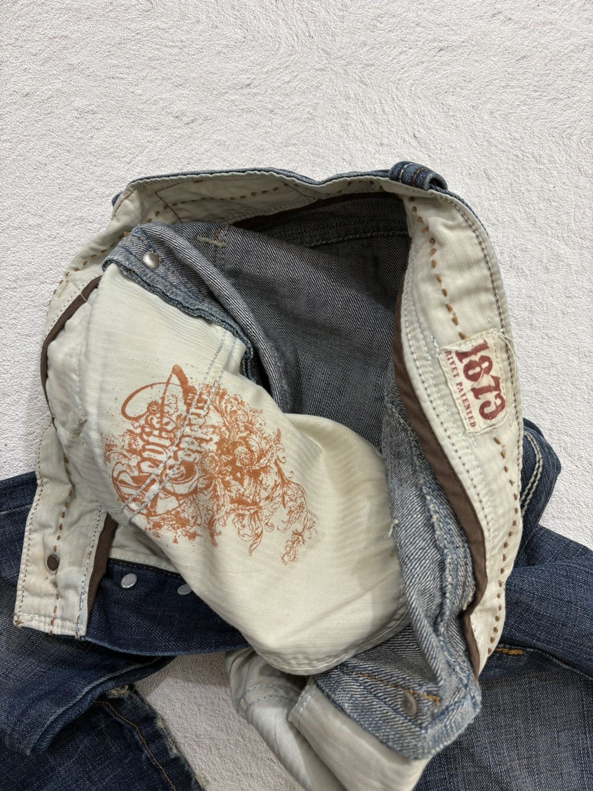 Kapital 2000s Levis cooper japan wash denim Y2k style Size US 30 / EU 46 - 6 Thumbnail