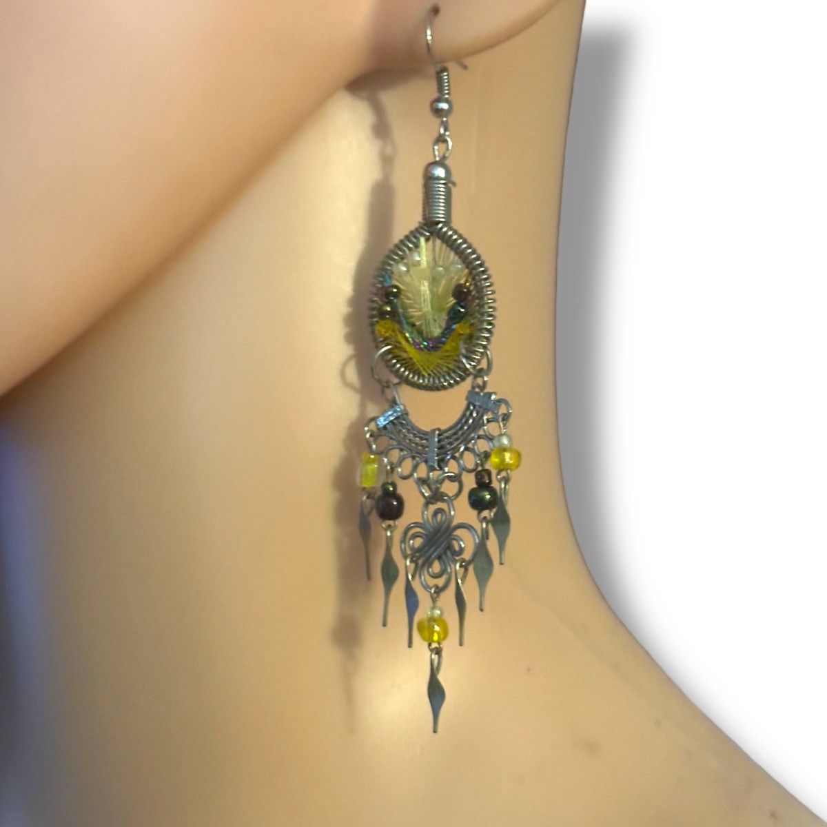 Other Silver tone dreamcatcher dangle earrings Size ONE SIZE - 2 Thumbnail