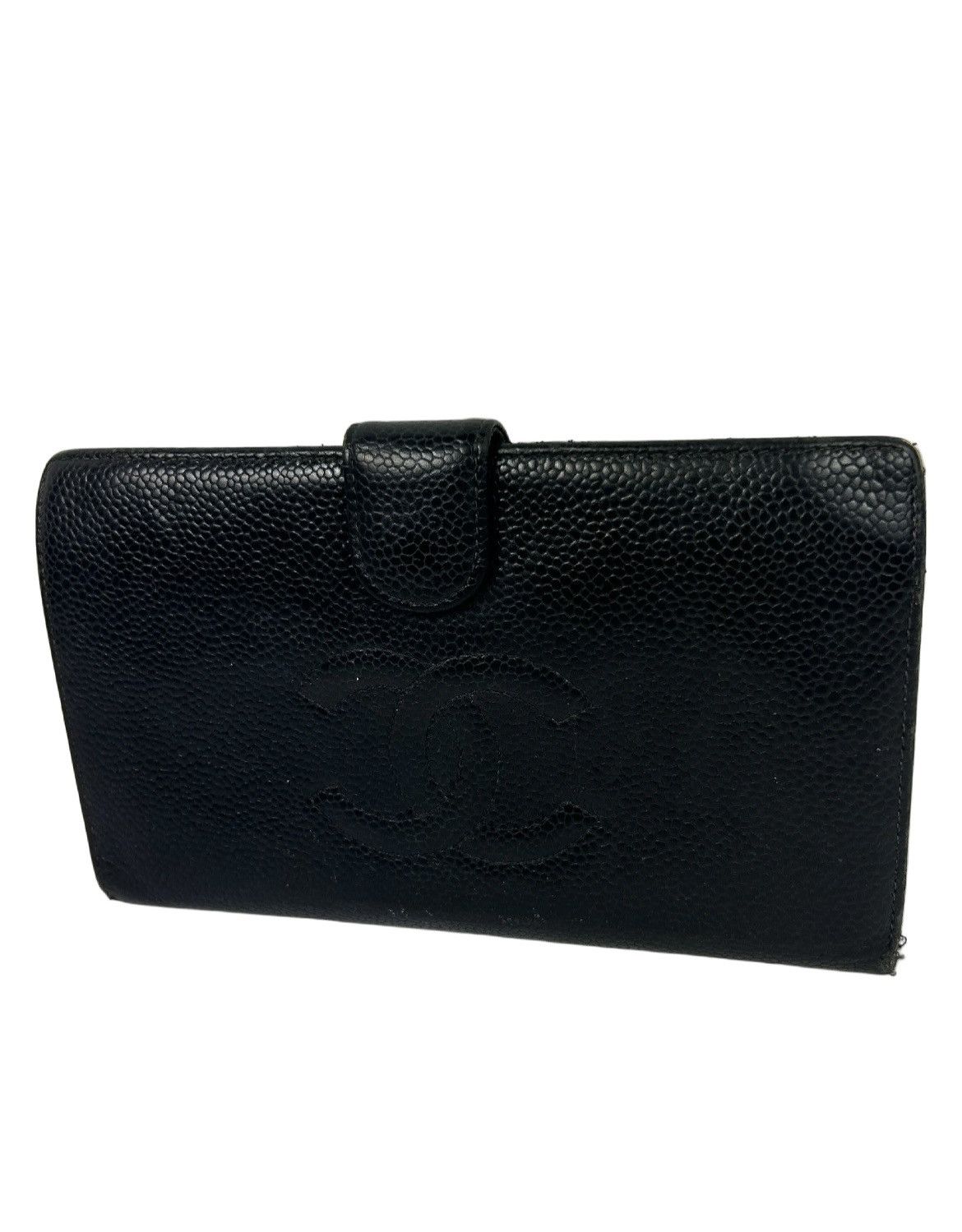 Chanel Chanel CC Caviar Long Wallet Size ONE SIZE - 1 Thumbnail