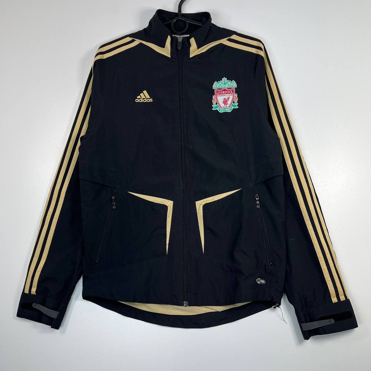 Adidas Adidas Liverpool FC Climacool Jacket Black Gold 65851 Size M Size US M / EU 48-50 / 2 - 1 Thumbnail