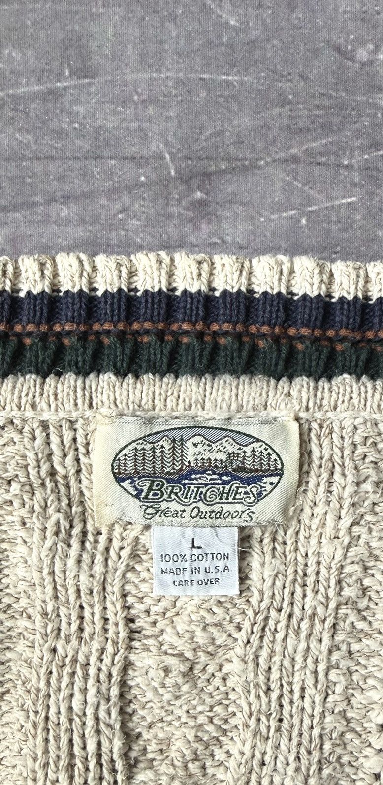 Britches Vintage Britches V-neck Sweater (L) Size US L / EU 52-54 / 3 - 6 Thumbnail