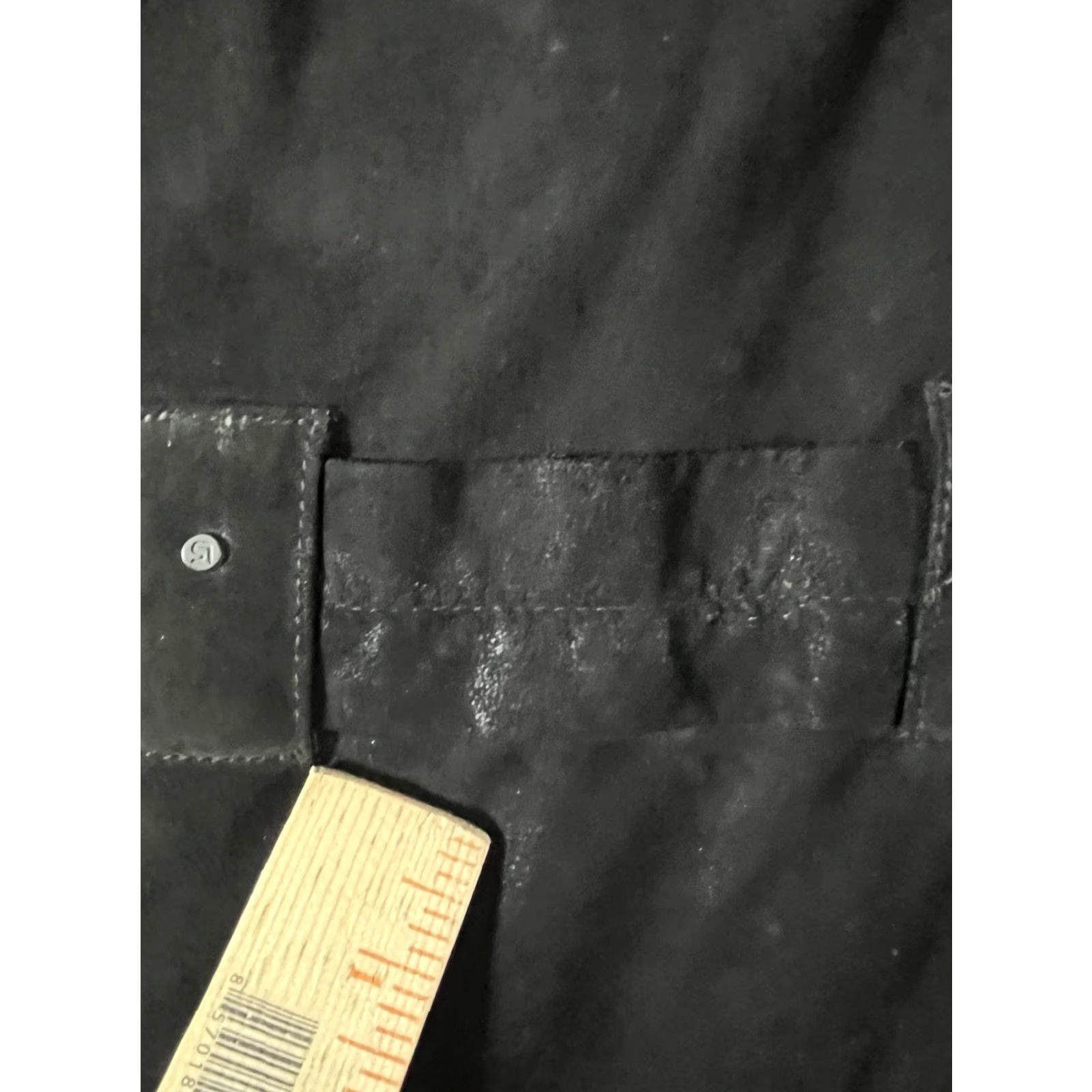 Vintage Rogue Mens Black Suede Leather Long Sleeve Shacket Button Up Jacket 2XL Size US XXL / EU 58 / 5 - 6 Thumbnail