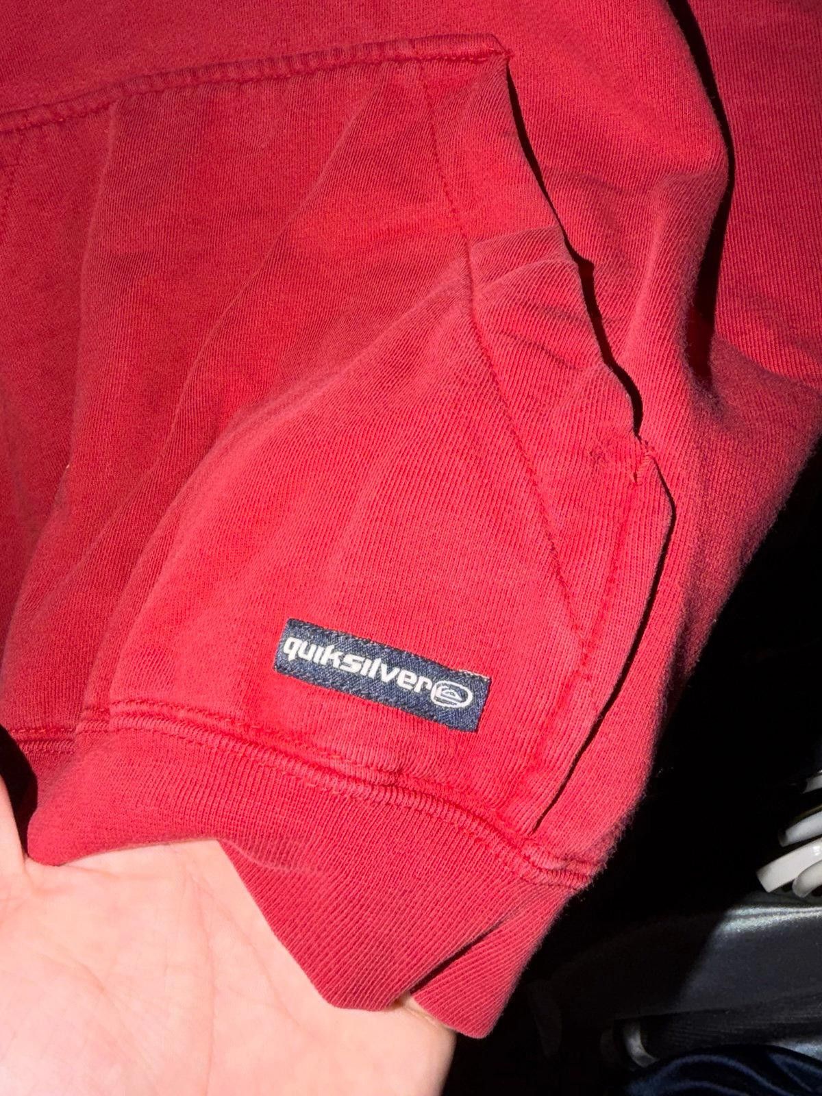 Quiksilver Quiksilver Red Quad-Hit Hoodie Mens LG Y2K 90s Rare Surf Size US L / EU 52-54 / 3 - 2 Thumbnail