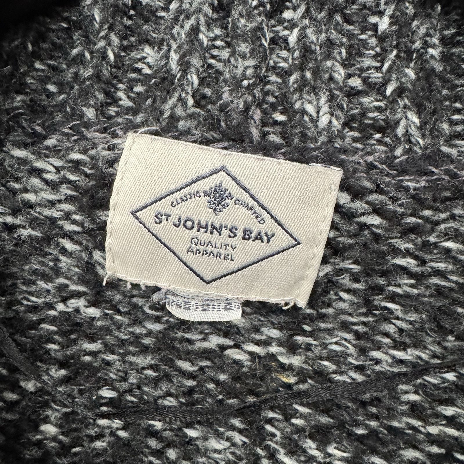 St. Johns Bay St Johns Bay Cardigan Sweater Womens Large Dark Grandpacore Size L / US 10 / IT 46 - 5 Thumbnail