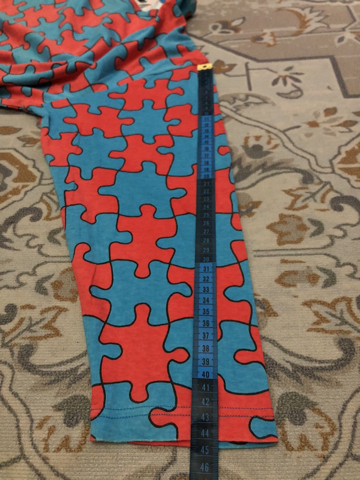 Moschino Moschino Lingerie Puzzle Longsleeve T-shirt Size L / US 10 / IT 46 - 14 Thumbnail