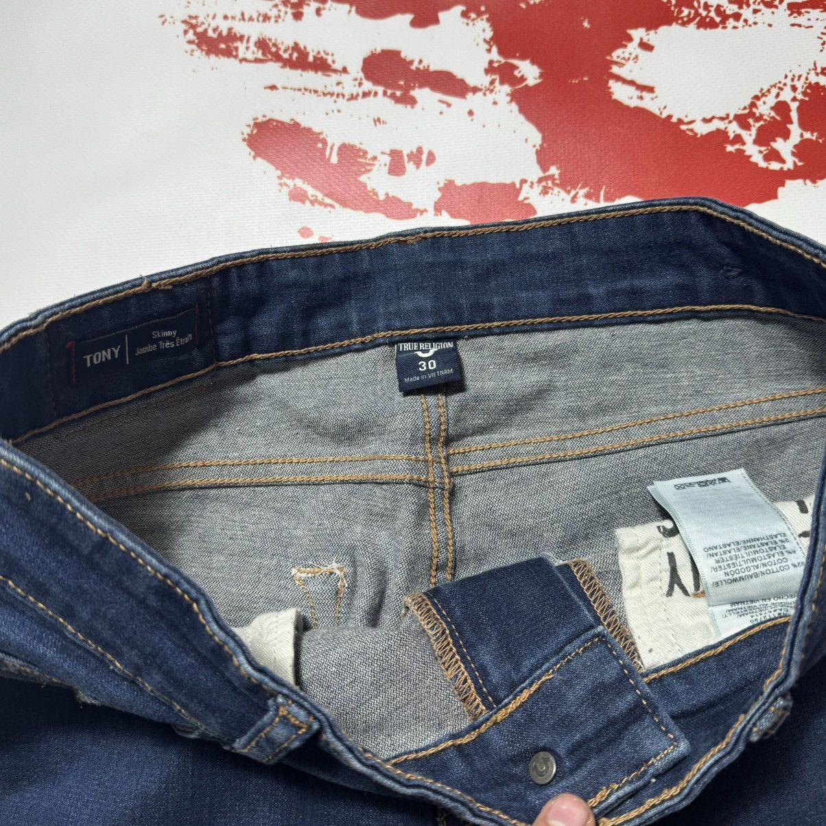 True Religion × Vintage vintage 90s true religion jeans big logo Size 30" / US 8 / IT 44 - 7 Thumbnail