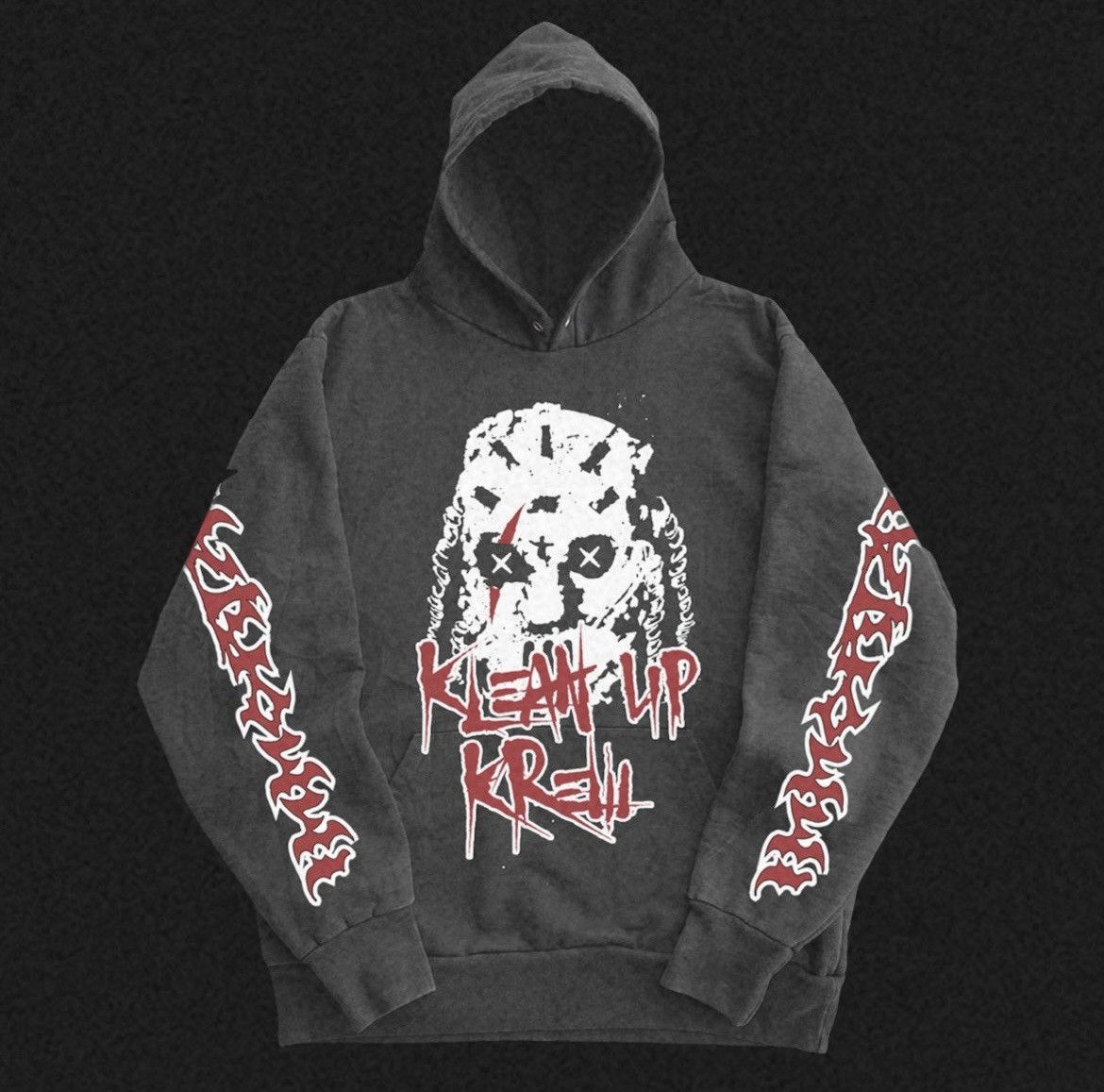 City Morgue Sosmula City Morgue Klean Up Krew Hoodie - Black Medium Size US M / EU 48-50 / 2 - 1 Thumbnail