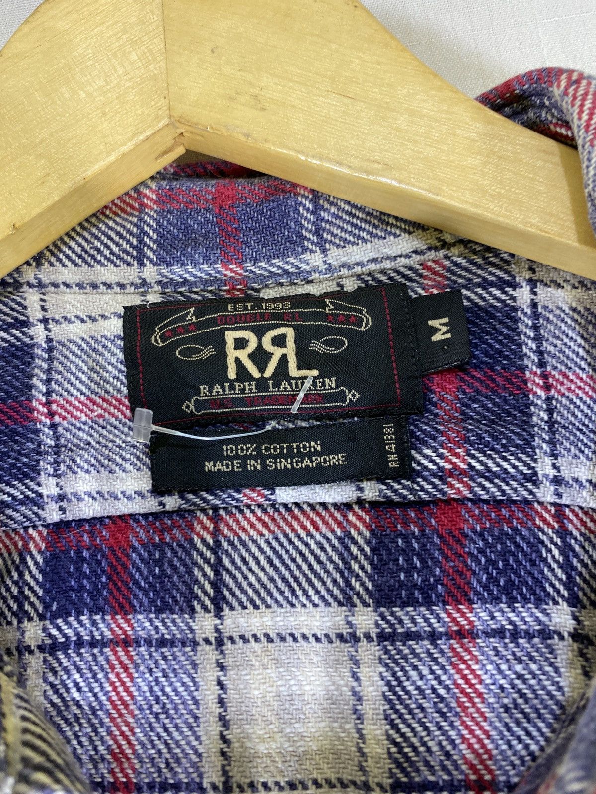 RRL Ralph Lauren heavy flanel checker Size US M / EU 48-50 / 2 - 3 Thumbnail