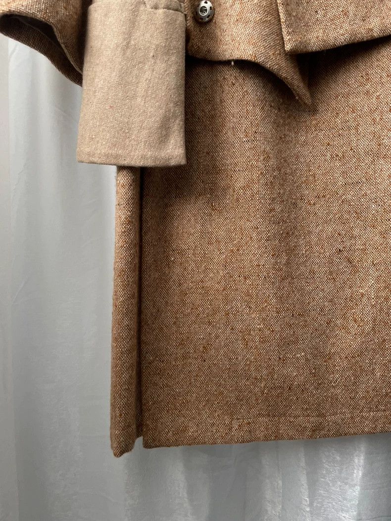 Yohji Yamamoto yohji Yamamoto size 3 Medieval cashmere tweed beige jacket Size M / US 6-8 / IT 42-44 - 4 Thumbnail