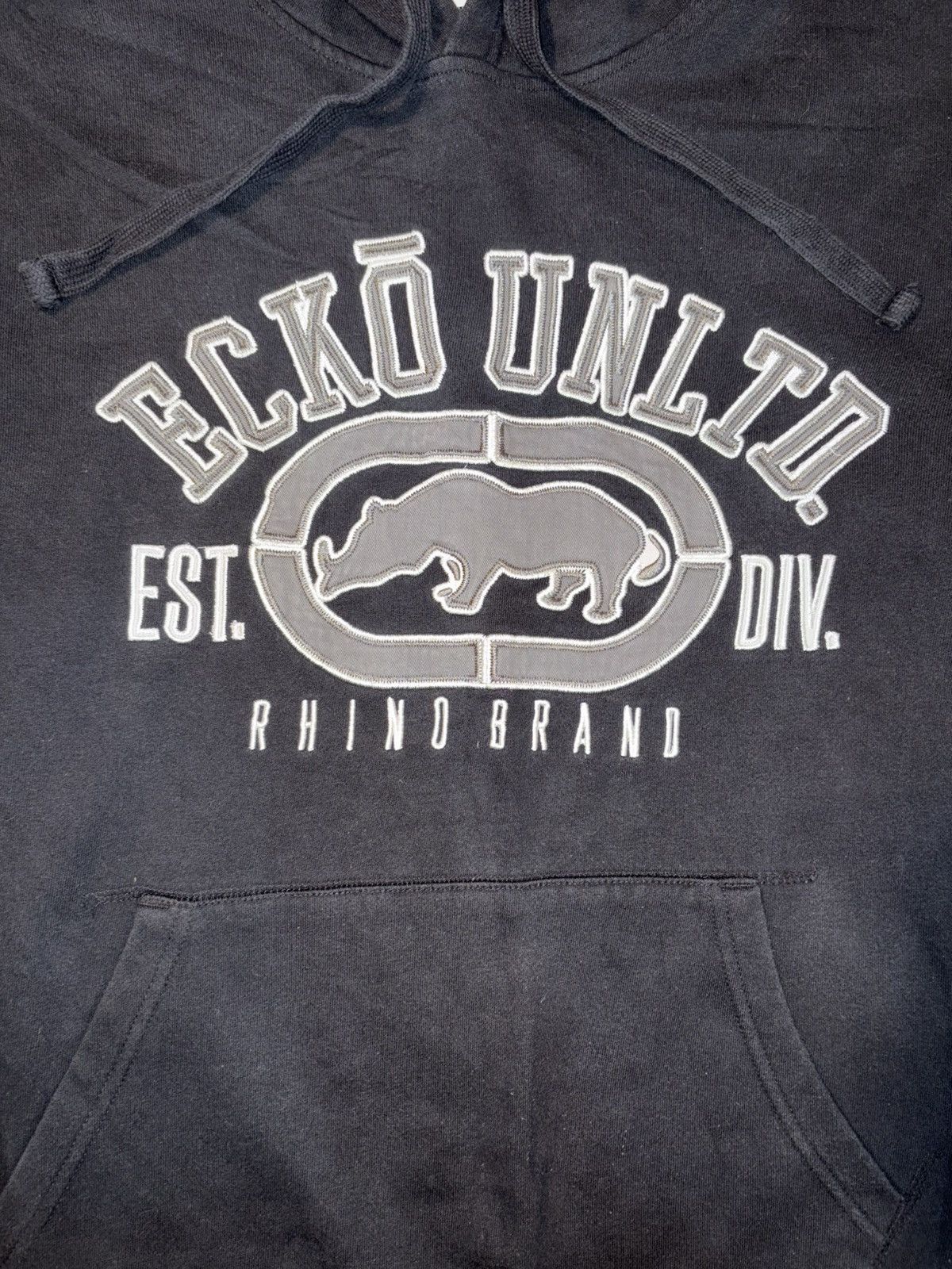 Ecko Unltd. Vtg Ecko Unltd Rhino Brand Embroidered Pullover Hoodie SizeL Size US L / EU 52-54 / 3 - 6 Thumbnail