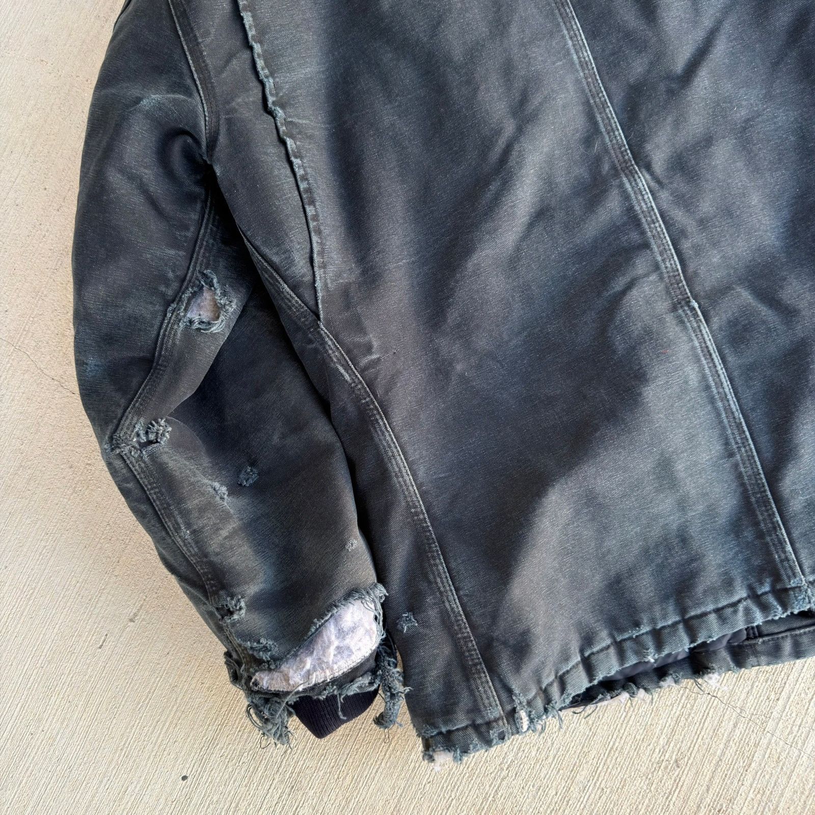 Carhartt × Vintage Carhartt C03 faded black arctic work wear jacket Size US M / EU 48-50 / 2 - 8 Thumbnail