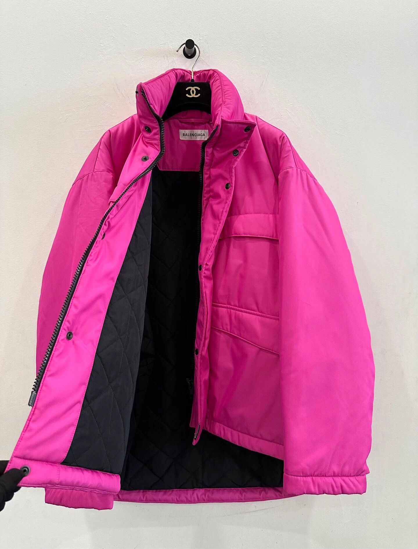 Balenciaga Balenciaga Women's New Pink Multi-Pocket Overcoat 36 Size XS / US 0-2 / IT 36-38 - 4 Thumbnail