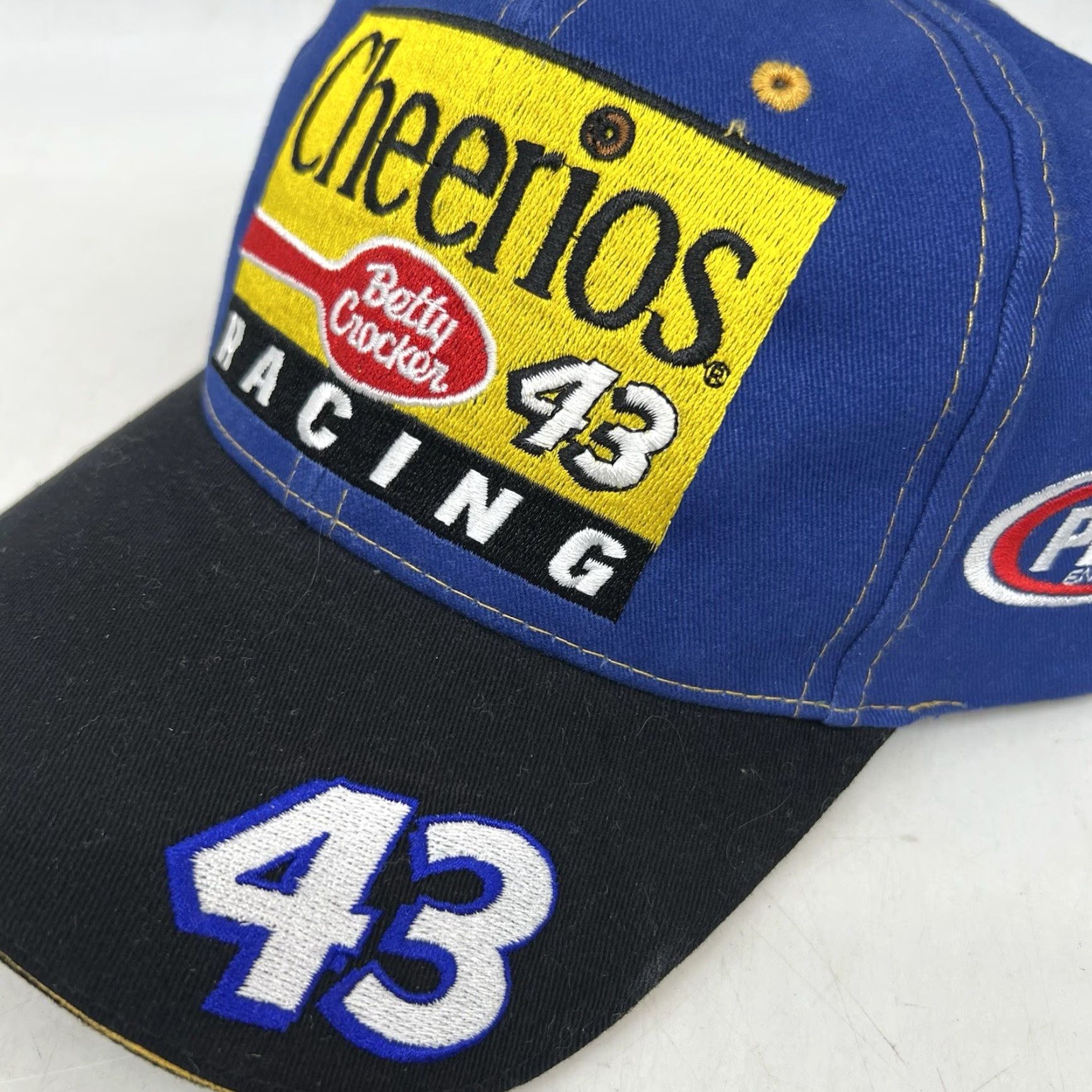 Vintage VINTAGE Chase Petty Racing Andretti #43 NASCAR Baseball Cap Adjustable Blue Geometric Men’s One Size Size ONE SIZE - 2 Thumbnail