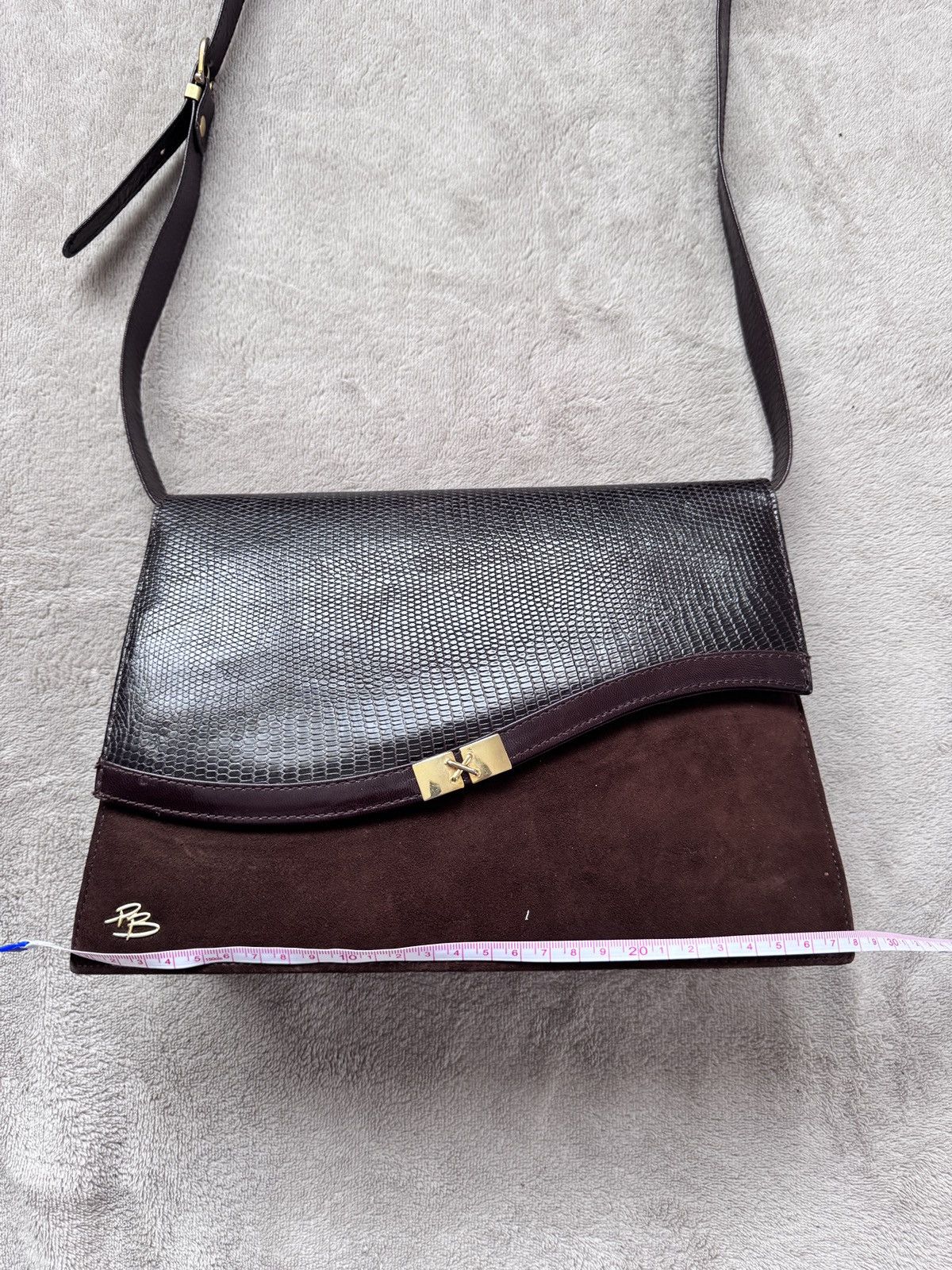 Pierre Balmain Vintage Pierre Balmain Leather Bag, circa 1960s Size ONE SIZE - 7 Thumbnail