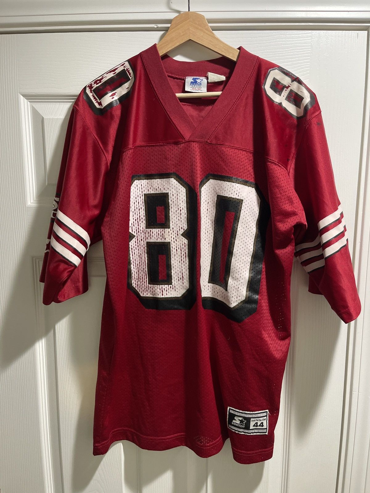 Starter × Vintage 90s Vintage Jerry Rice Starter Jersey Size US M / EU 48-50 / 2 - 1 Thumbnail