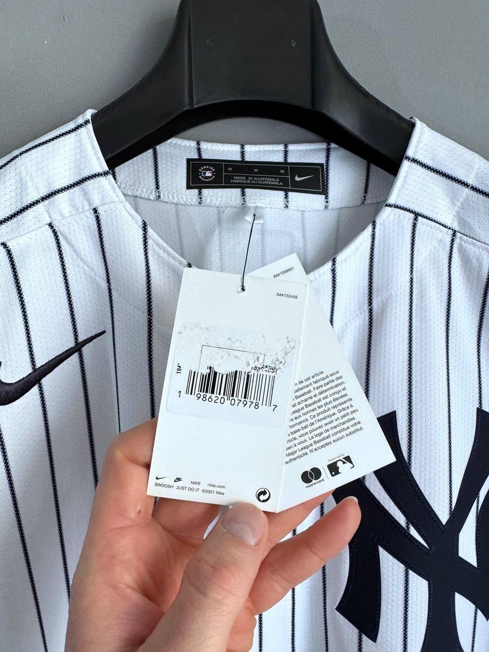 Nike Nike New York Yankees White/Navy MLB Baseball Jersey, Size M Size US M / EU 48-50 / 2 - 16 Thumbnail