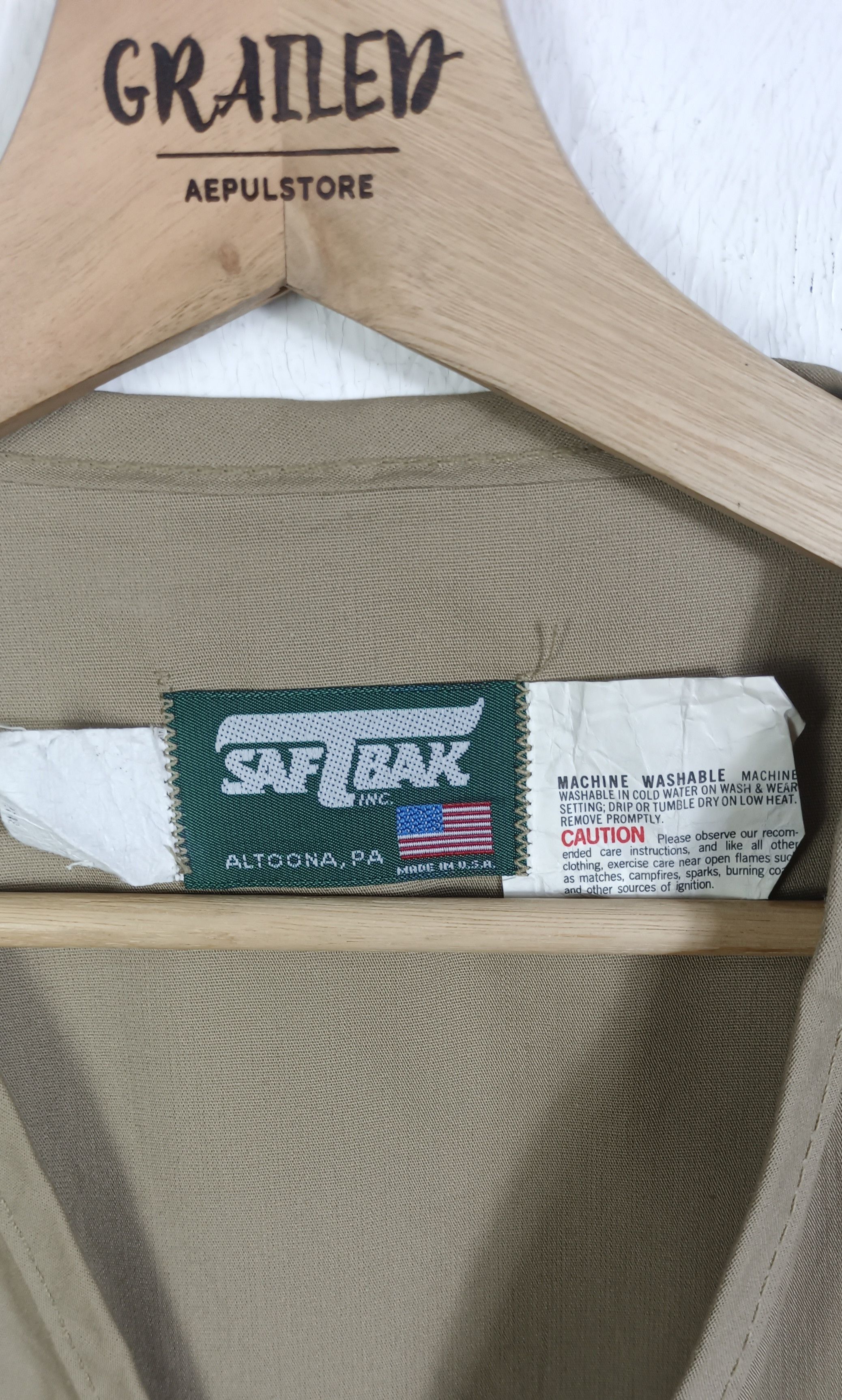 SafTbak × Vintage Vintage🔥 Woods Goods Saftbak Tactical Pocket Fishing Vest Size US L / EU 52-54 / 3 - 10 Thumbnail