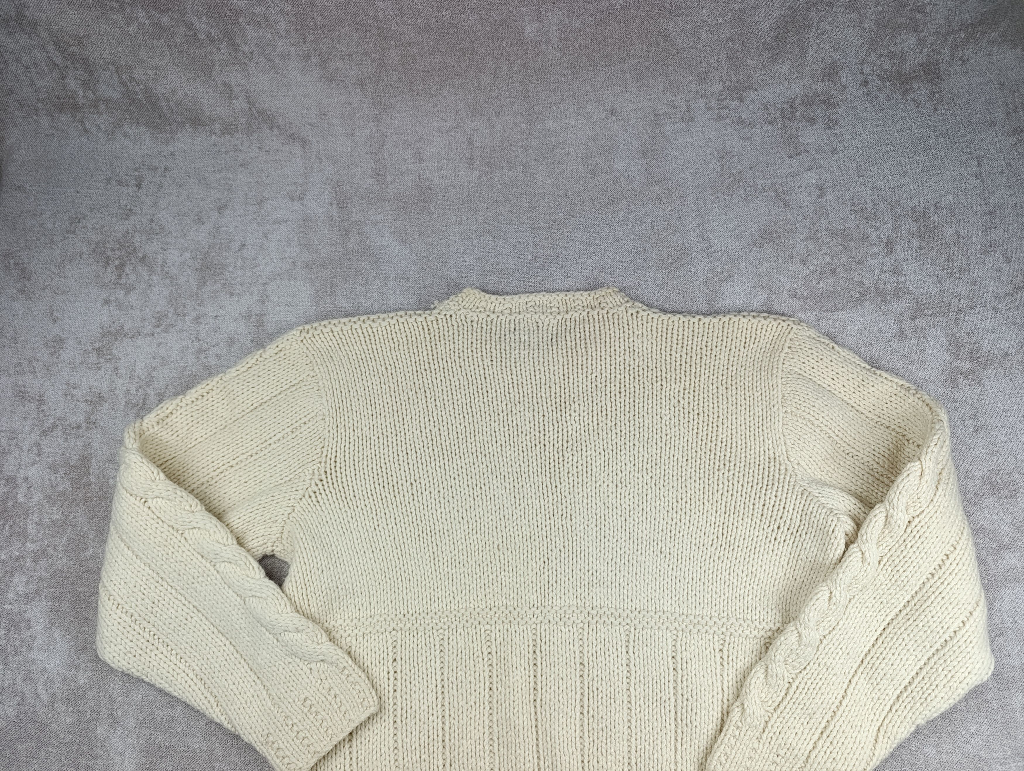 Polo Ralph Lauren VINTAGE POLO RALPH LAUREN HAND KNIT WOOL WOMENS SWEATER Size L / US 10 / IT 46 - 16 Thumbnail