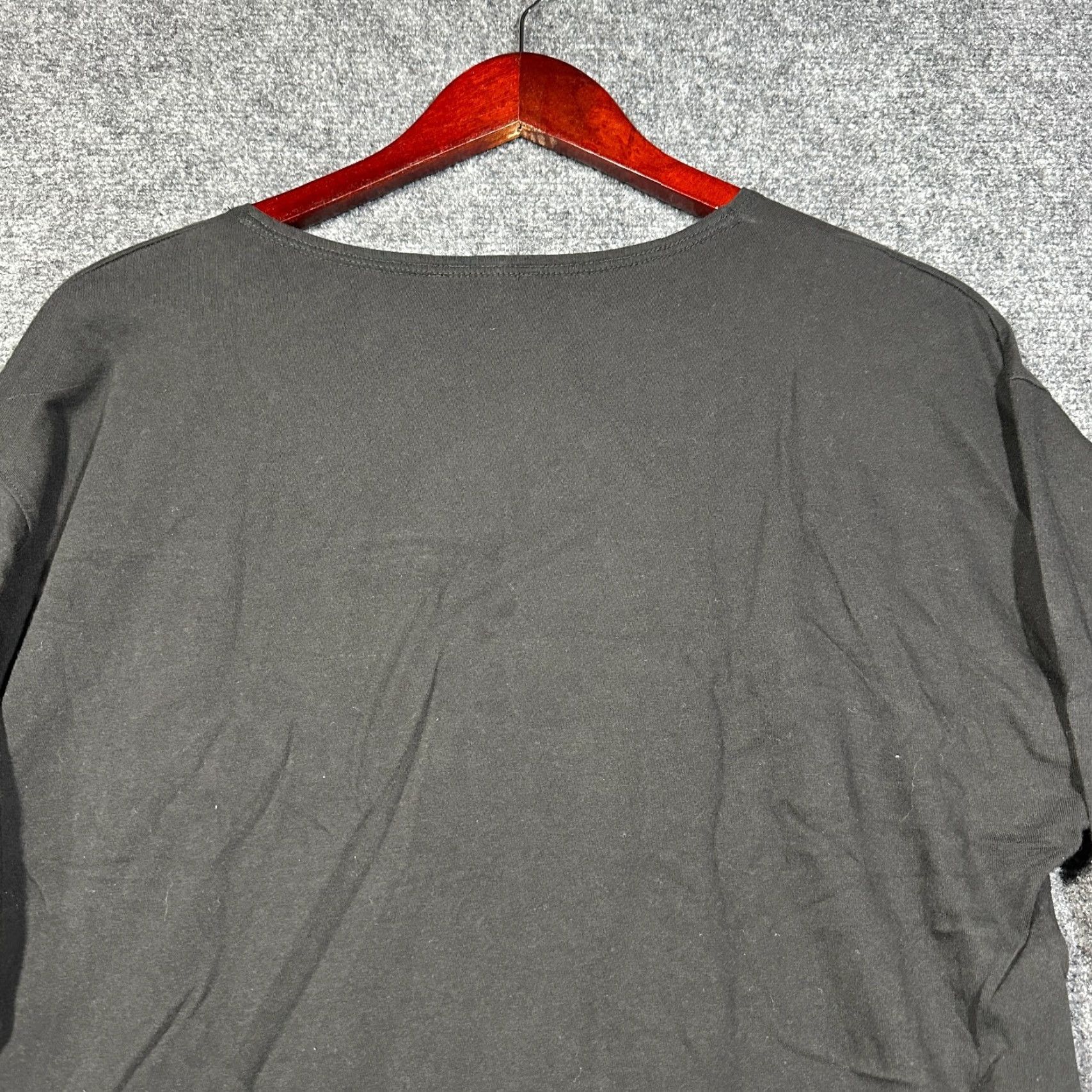 J.Crew J.CREW Shirt Womens M Black Cotton Long Sleeve Tee Shirt Size M / US 6-8 / IT 42-44 - 8 Thumbnail