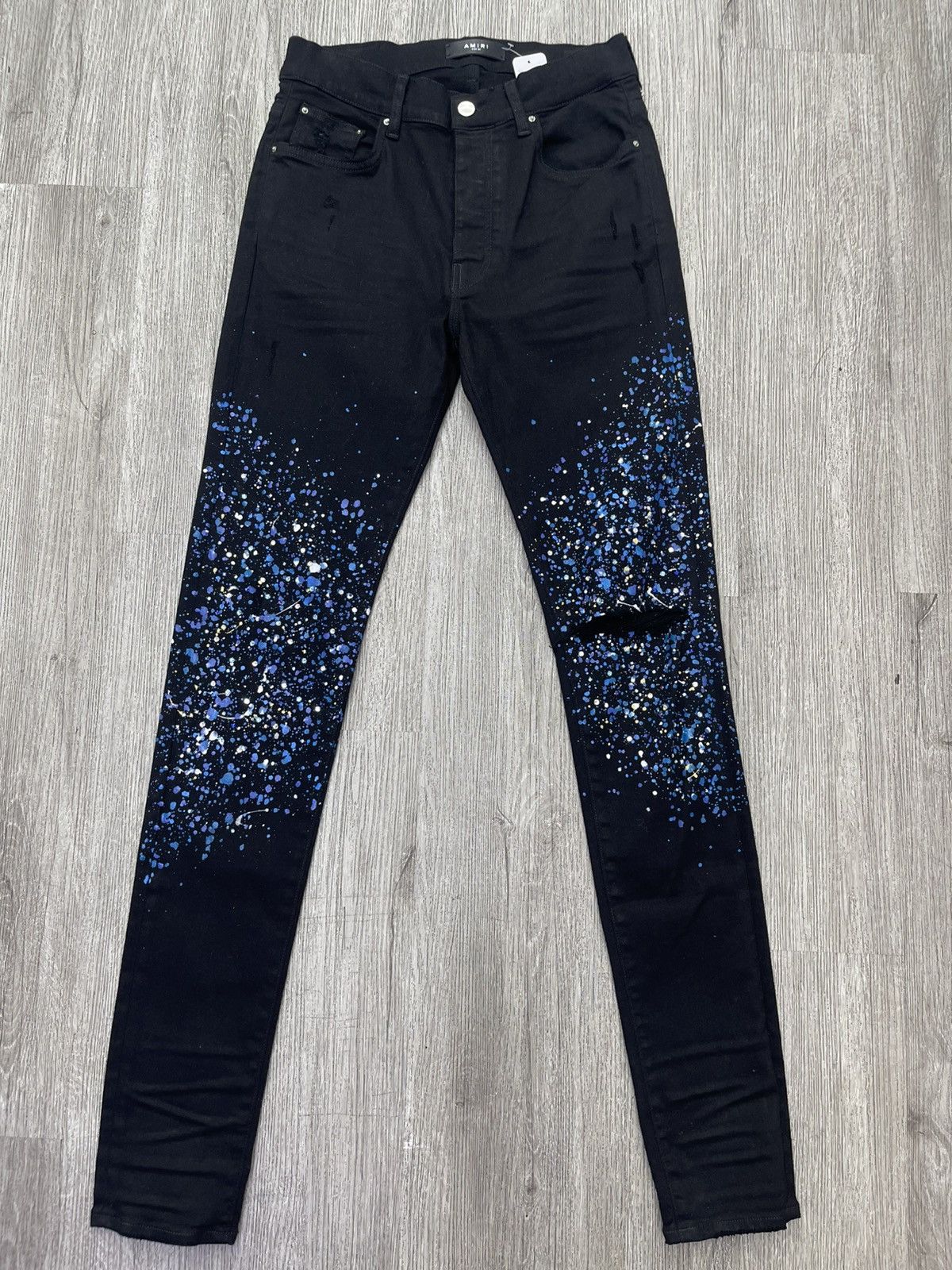 Amiri Amiri Crystal Painter jeans (black) Size US 32 / EU 48 - 1 Thumbnail