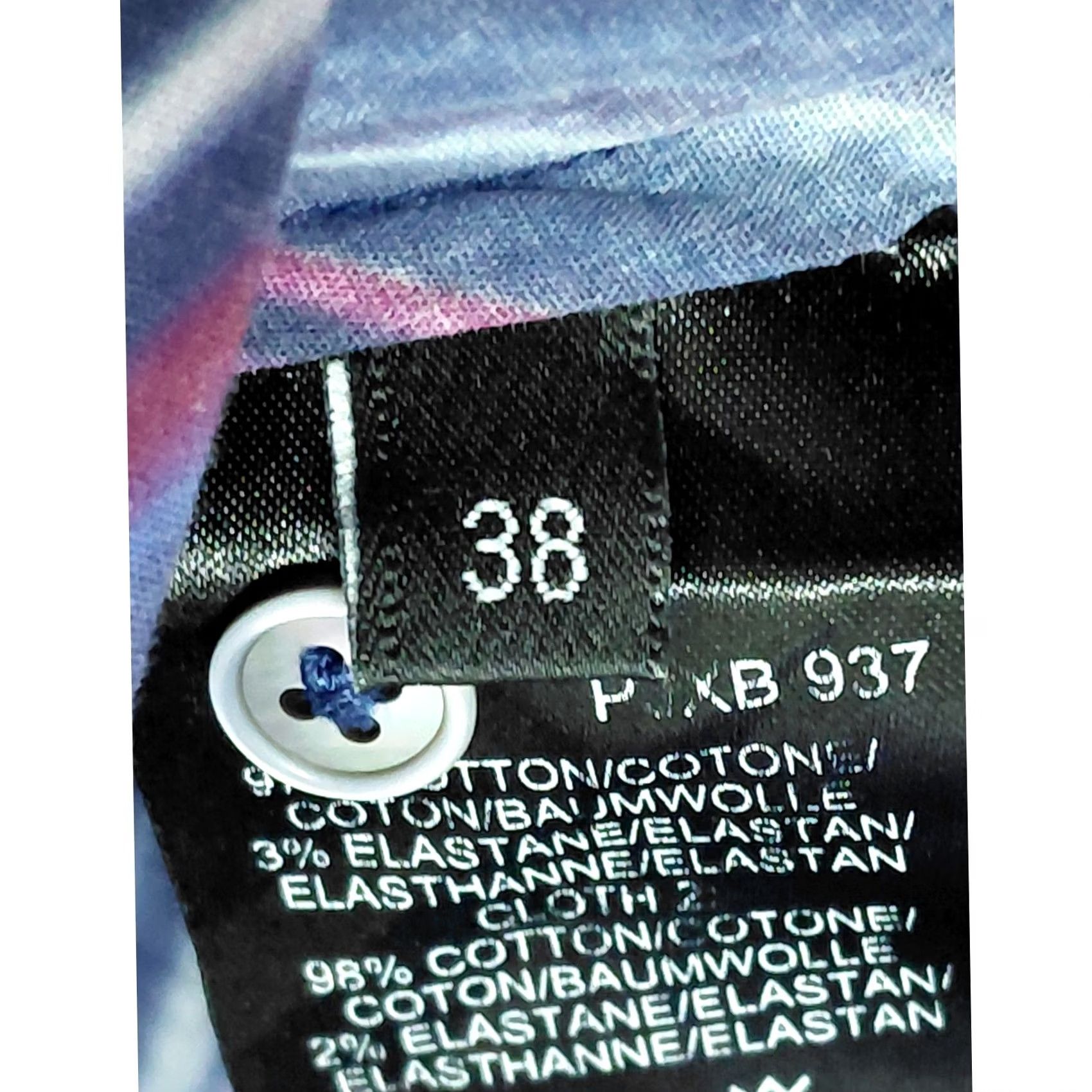 Paul Smith Paul Smith Black Swirl Print Shirt Blue Cotton Blend Long Sleeve Women Size 38 Size XS / US 0-2 / IT 36-38 - 5 Thumbnail