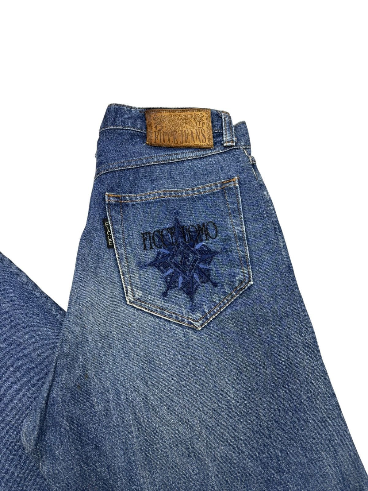 Yoshiyuki Konishi Yoshiyuki Konishi Ficce Uomo Wide Straight Leg Denim Jeans Size US 32 / EU 48 - 7 Thumbnail