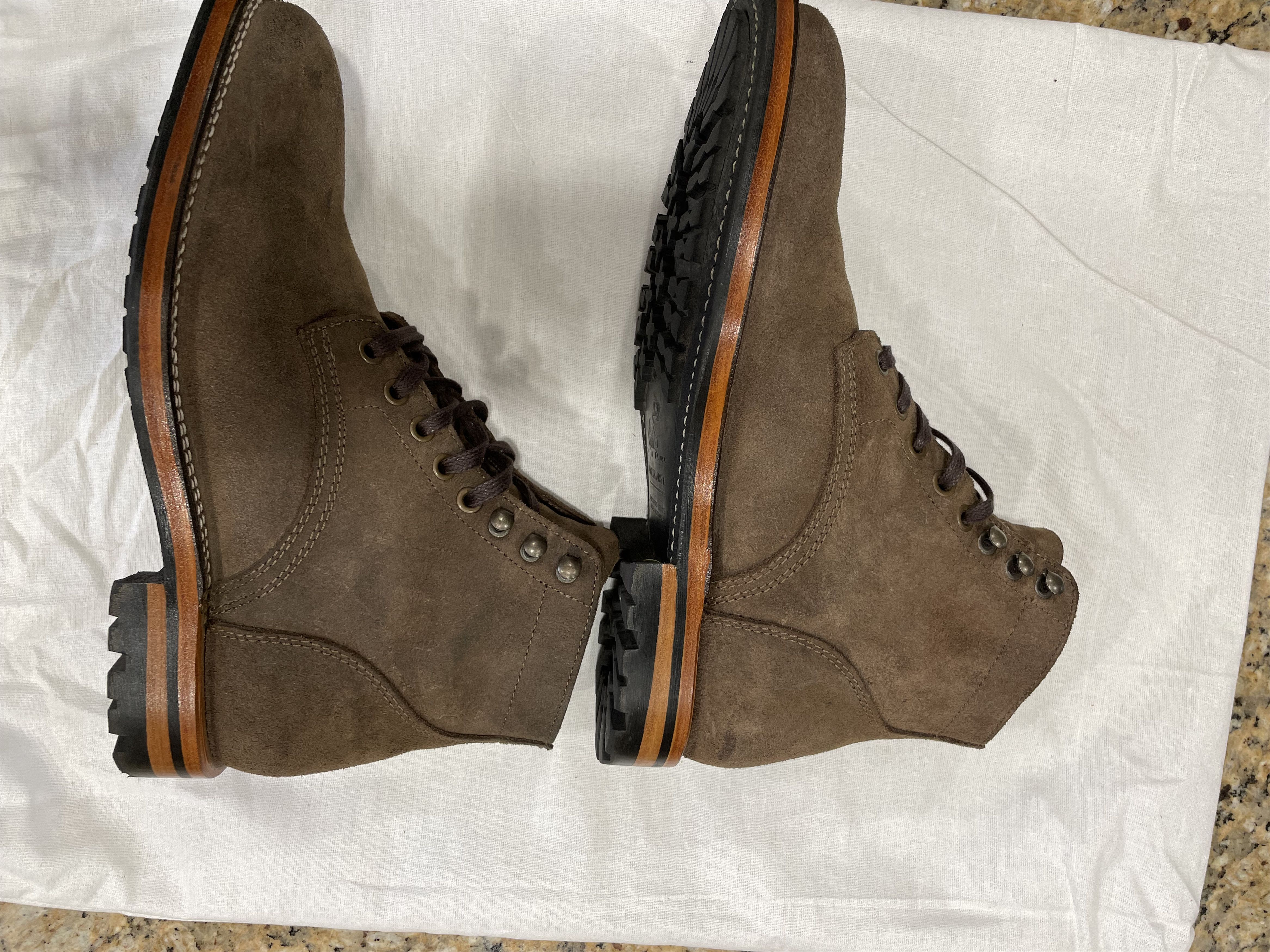 Parkhurst Parkhurst Allen Stitchdown in C.F. Stead Stone Waxed Mohawk Size US 8.5 / EU 41-42 - 4 Thumbnail