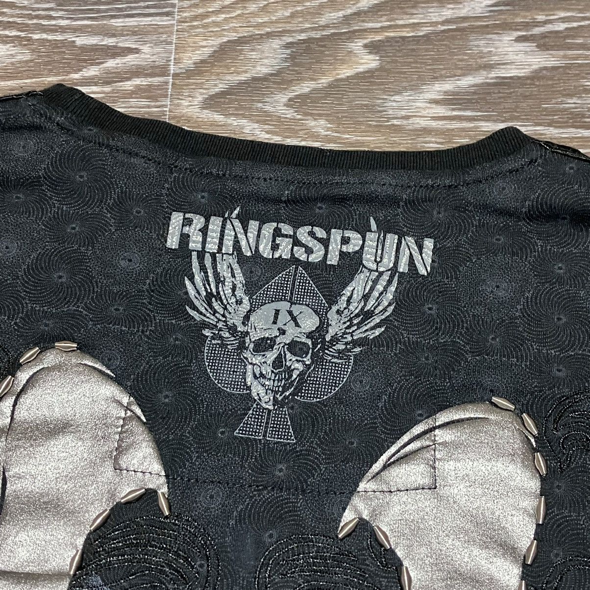 Ringspun Crazy💀RINGSPUN Dynasty Samurai Print Embellished T-shirt Size US L / EU 52-54 / 3 - 8 Thumbnail