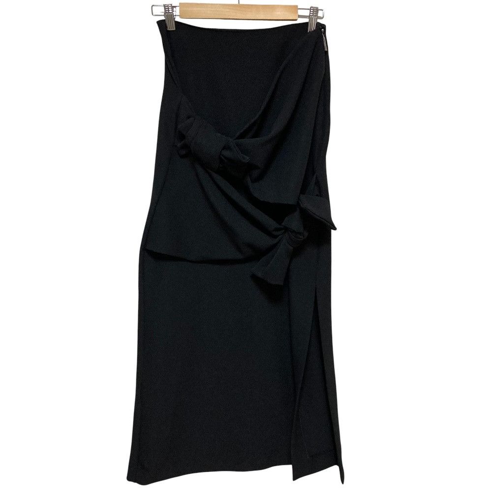 Other Other MSGM Stretch Crepe Cady Asymmetric Ribbon Skirt Textile Skirts DUTY FREE for USA Size ONE SIZE - 1 Thumbnail