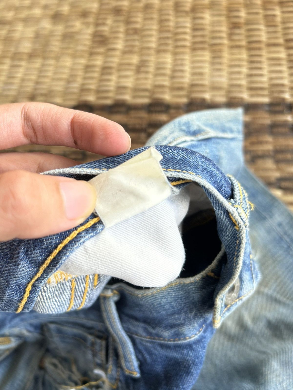 Japanese Brand × Kapital × Vintage Japanese Salvedge Vintage Distressed Denim Jeans Size US 29 - 14 Thumbnail