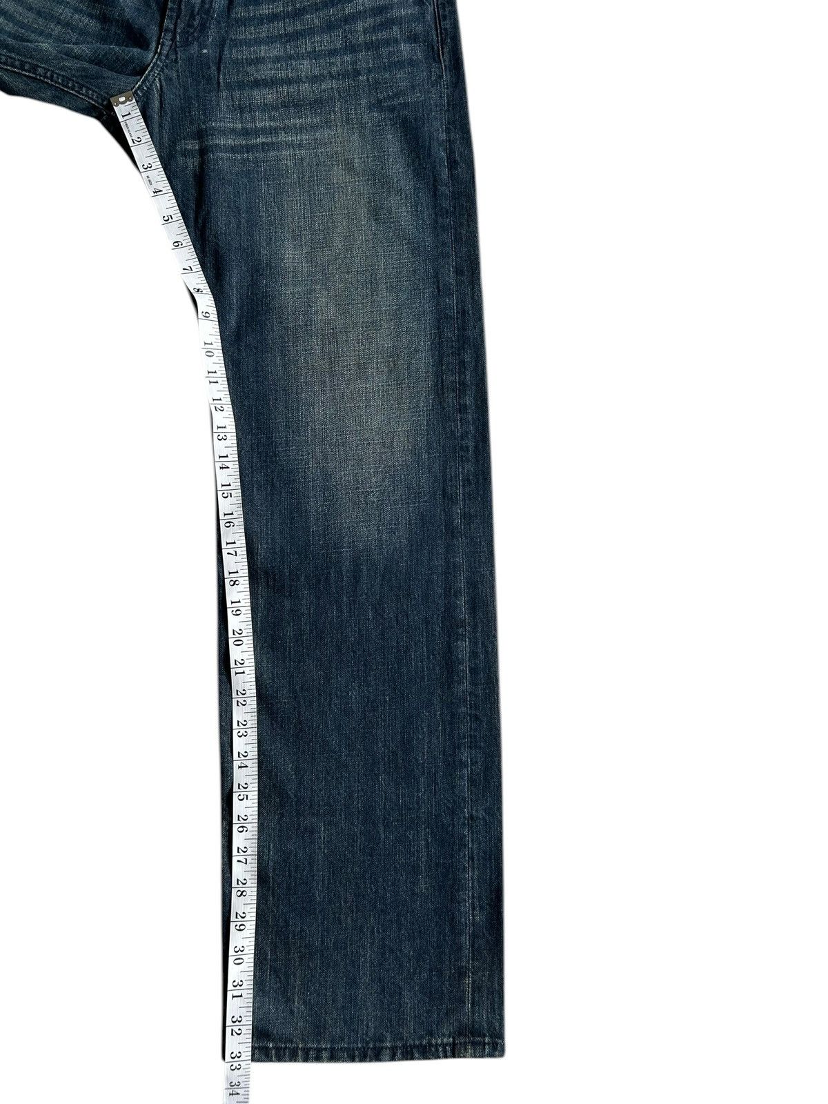 Kapital Vintage Skull Japanese Punk Style Distressed Denim jeans Size US 34 / EU 50 - 16 Thumbnail