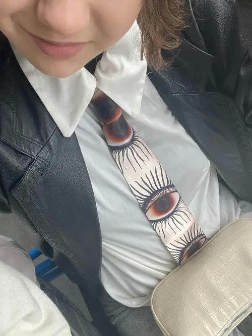 Designer × Japanese Brand Eye Illuminati Tie Size ONE SIZE - 2 Thumbnail