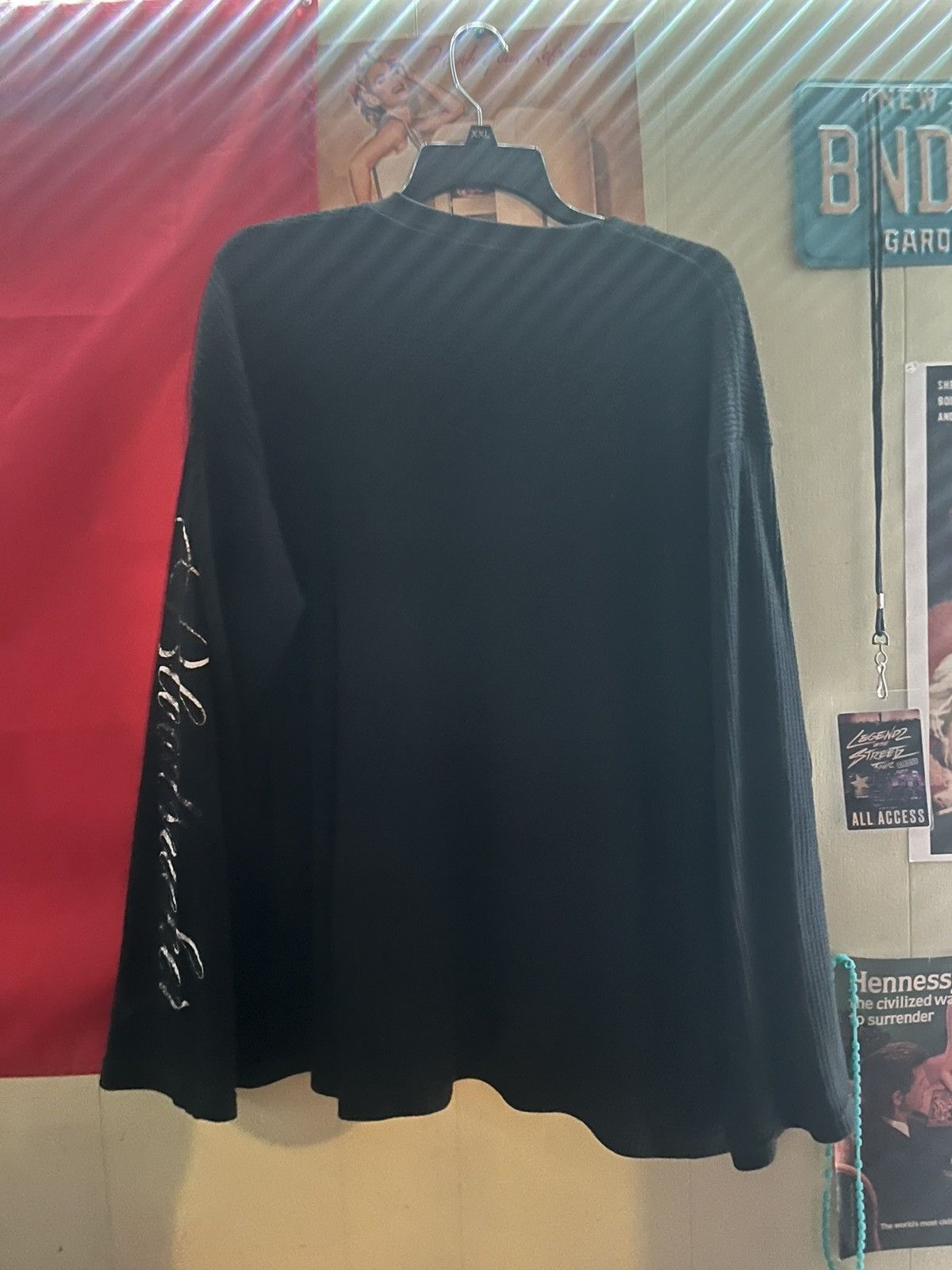 Droland Miller Black vampire thermal with cursive sleeve Size US XL / EU 56 / 4 - 2 Thumbnail