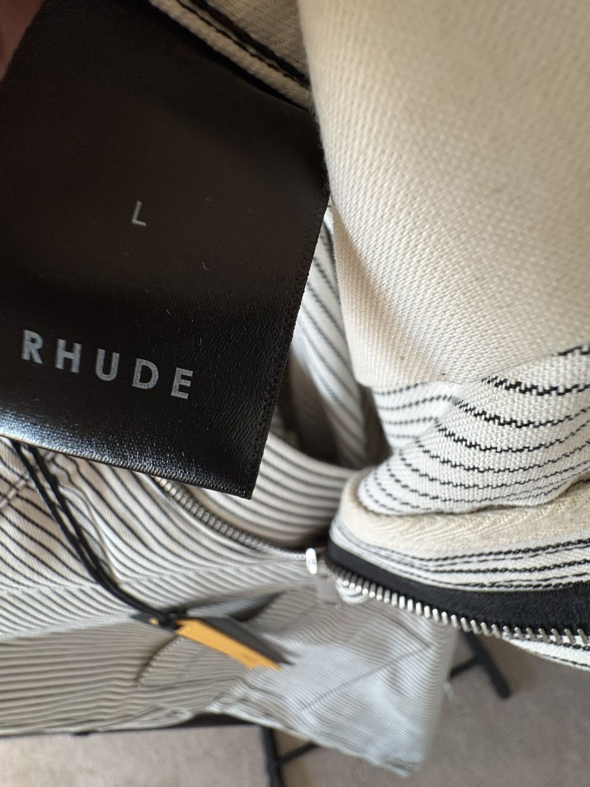 Rhude STRIPED FRONT POCKET PANTS Size US 33 - 9 Thumbnail