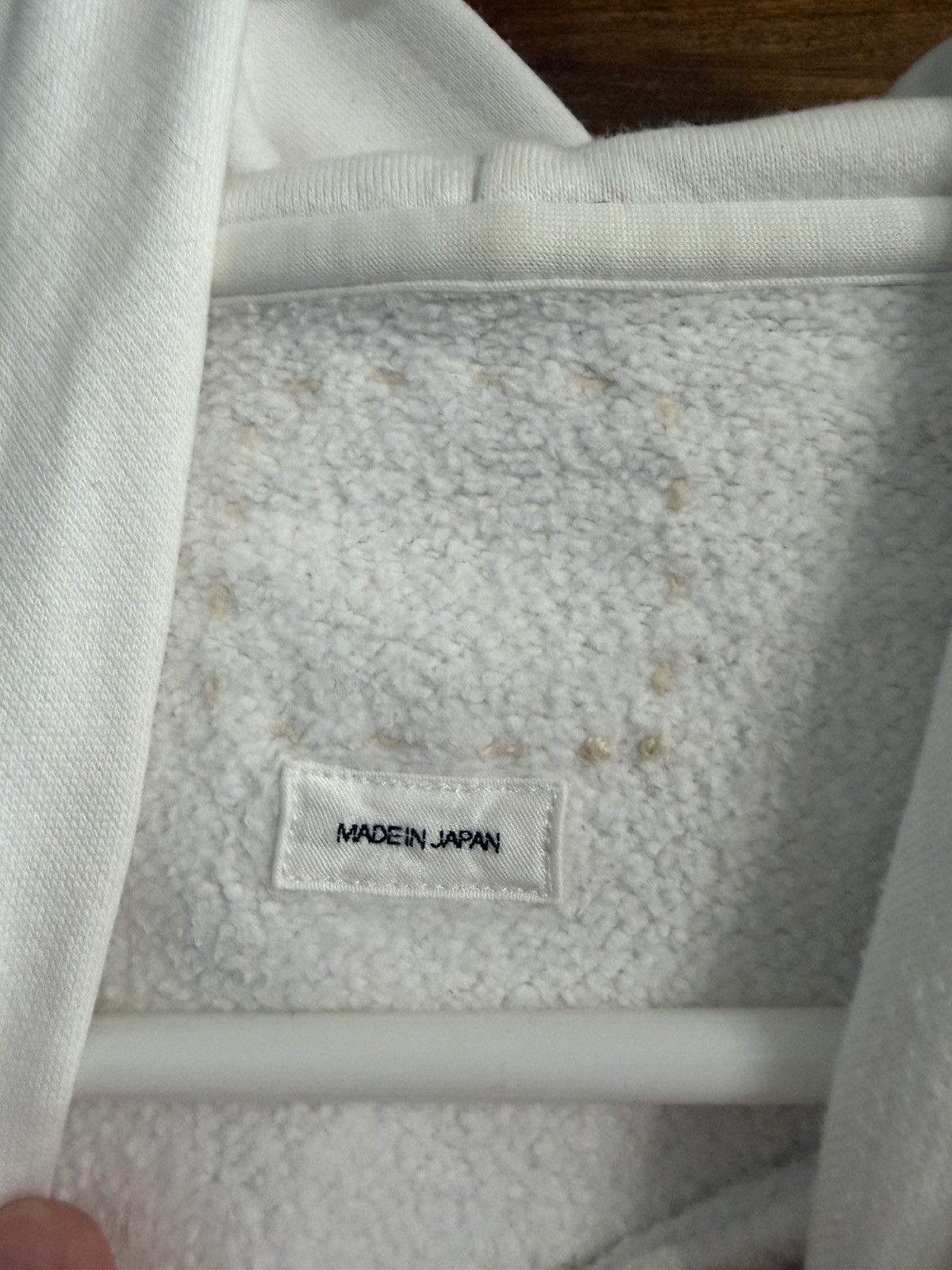 Visvim Visvim Ultimate Jumbo White Hoodie Size 4 Size US L / EU 52-54 / 3 - 3 Thumbnail