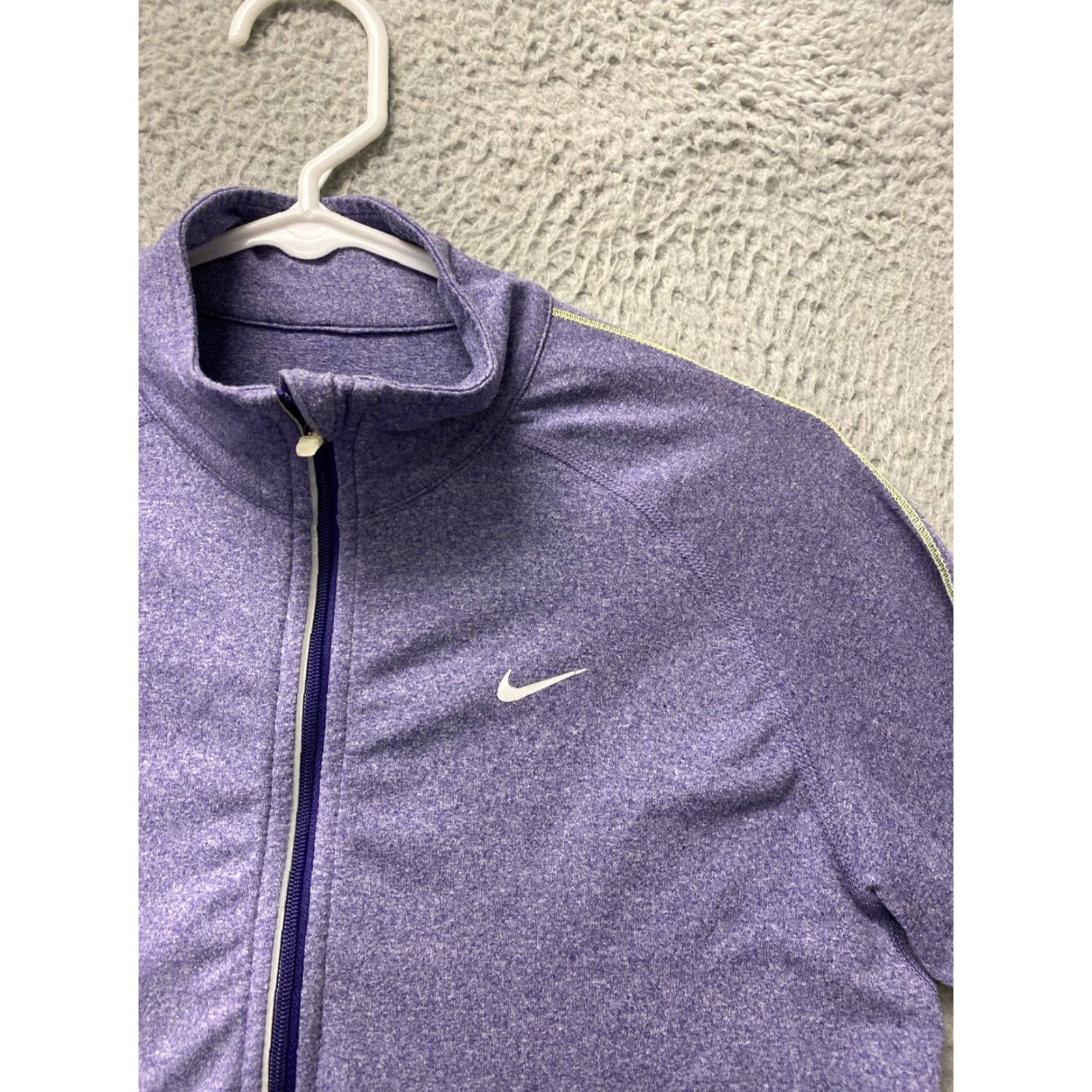Nike Nike Zip Dri-Fit Performance Pullover Shirt S Running Lavender Unisex Adults S Lavender Nike Shirt 90s Sports Running Mens Womens Size S / US 4 / IT 40 - 3 Thumbnail