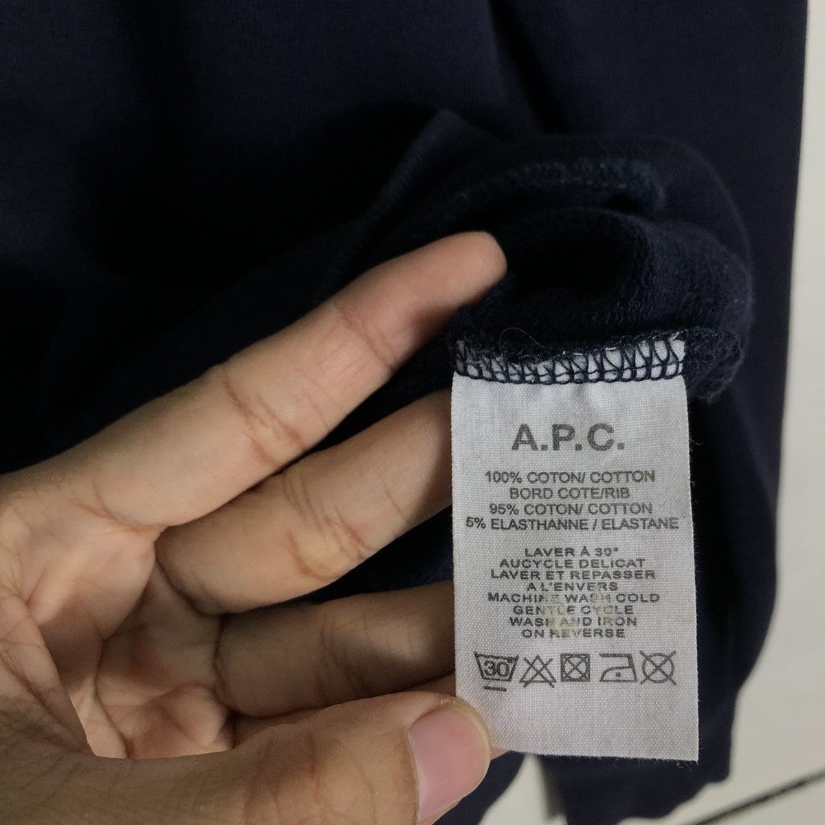 A.P.C. 🔥Rare Reversible Spell APC Sweatshirt Crewneck Big Logo Size US XS / EU 42 / 0 - 11 Thumbnail