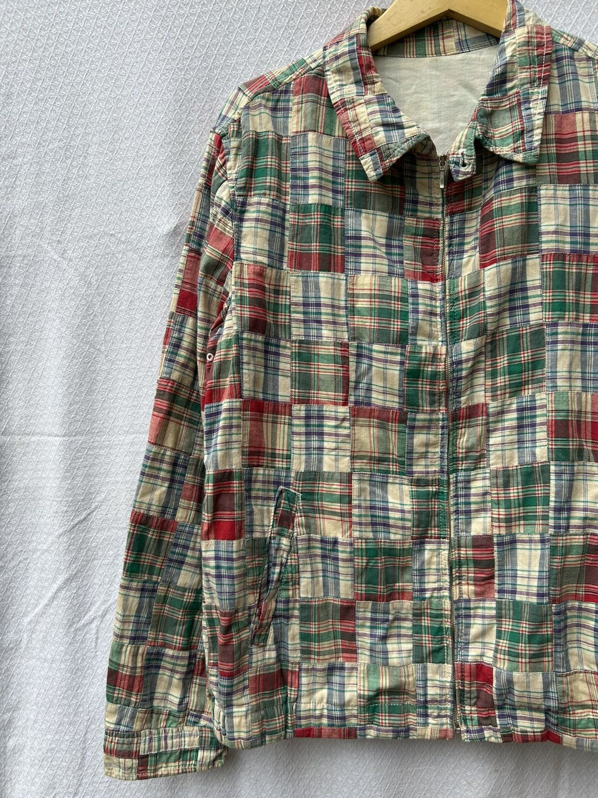 20471120 × Japanese Brand × United Arrows Japanese patchwork zip jacket style Ifsixwasnine LGB Size US L / EU 52-54 / 3 - 4 Thumbnail