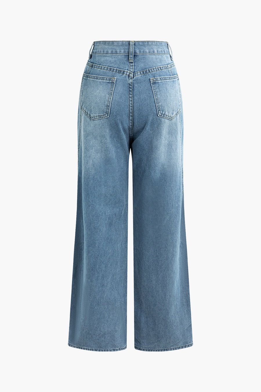 Other MICAS FADED WIDE STRAIGHT LEG JEANS SIZE SMALL NWT Size 26" / US 2 / IT 38 - 2 Thumbnail