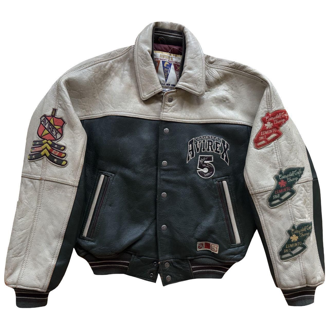 Avirex Avirex North West Wildbears Leather Varsity Jacket Size US S / EU 44-46 / 1 - 1 Thumbnail
