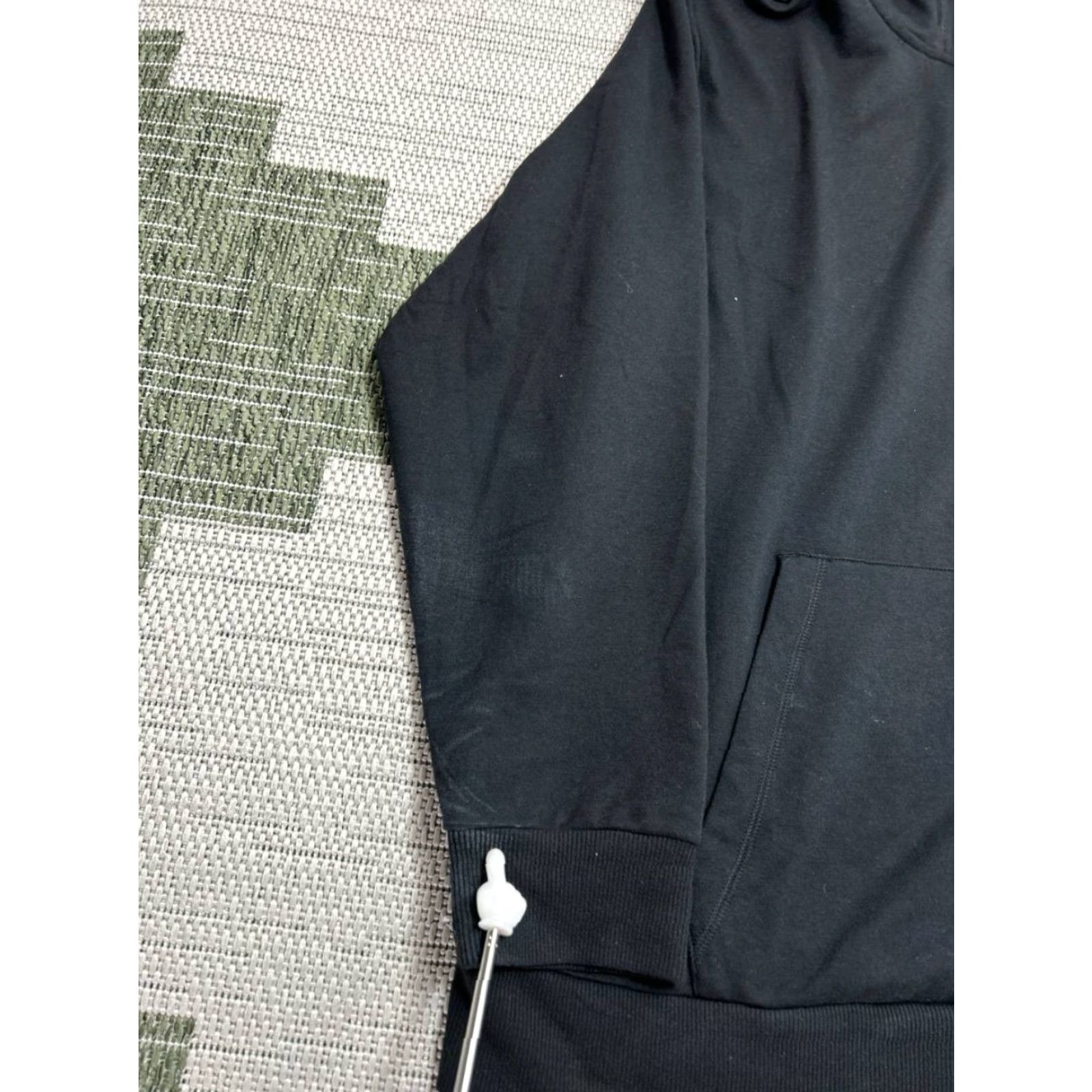 Adidas Adidas Essentials Hoodie Mens XXL Black Logo Cotton Fleece Lined Hooded Pullover Size US XXL / EU 58 / 5 - 4 Thumbnail