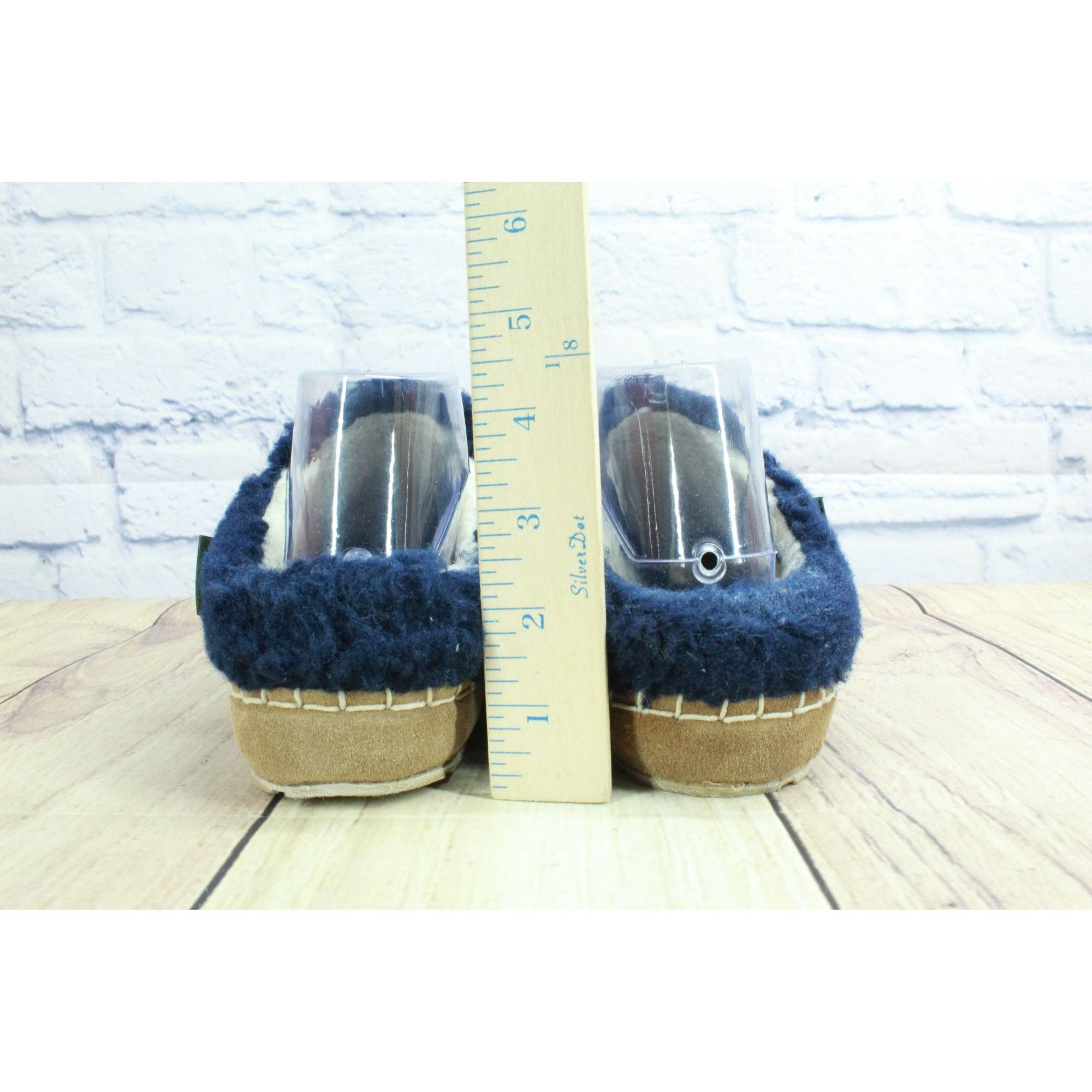L.L. Bean LL Bean Women's Knit Fleece Lined Water Resistant Slippers Size US 8 / IT 38 - 6 Thumbnail