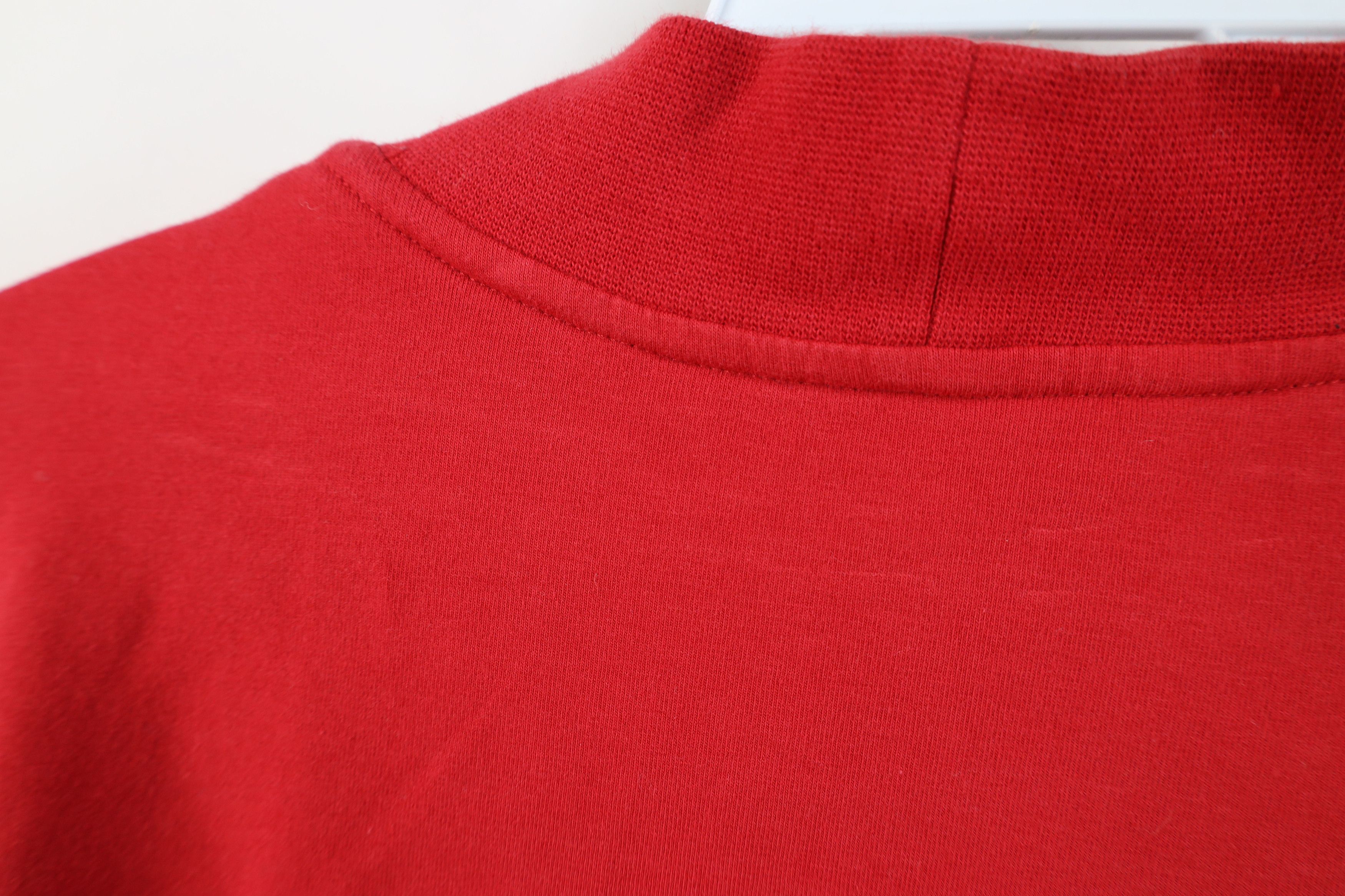 Nike Vintage Nike Mini Swoosh Mock Neck Long Sleeve T-Shirt Red Size US L / EU 52-54 / 3 - 11 Thumbnail